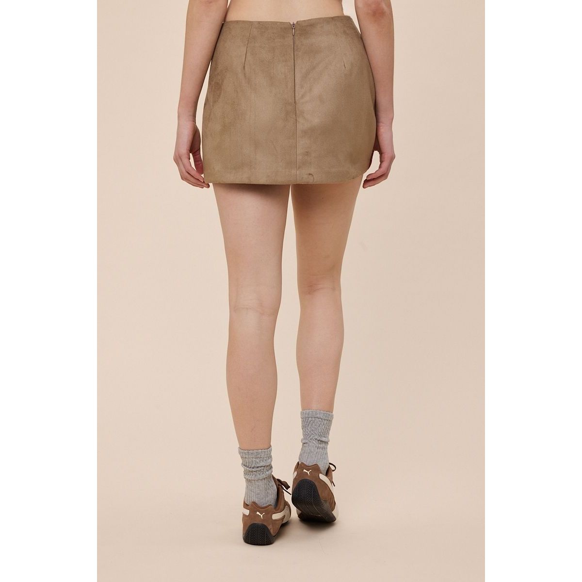 Sueded Skort