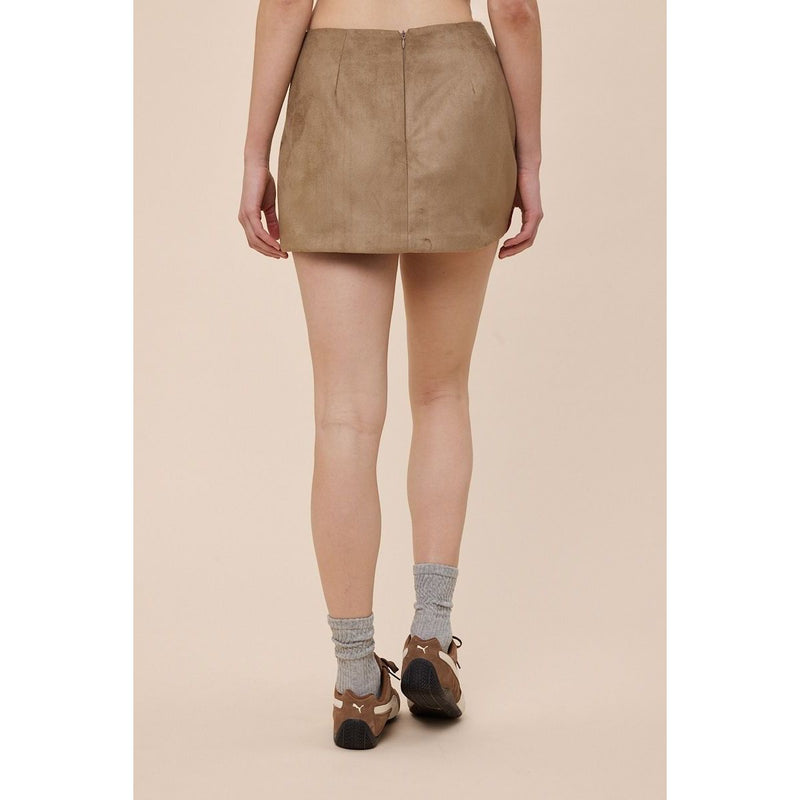 Sueded Skort