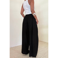 High Waisted Linen Pants