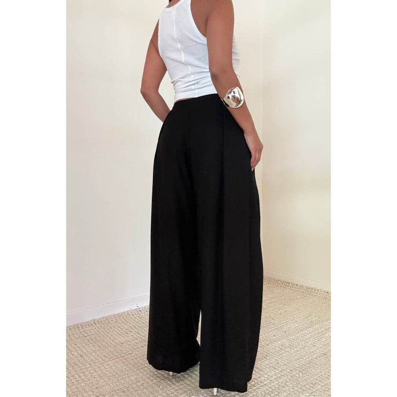 High Waisted Linen Pants