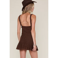 Lined Laced Mini Dress