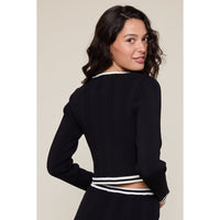 Sag Harbor Cardigan in Black