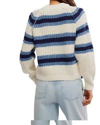 Frankie Cable Stripe Sweater