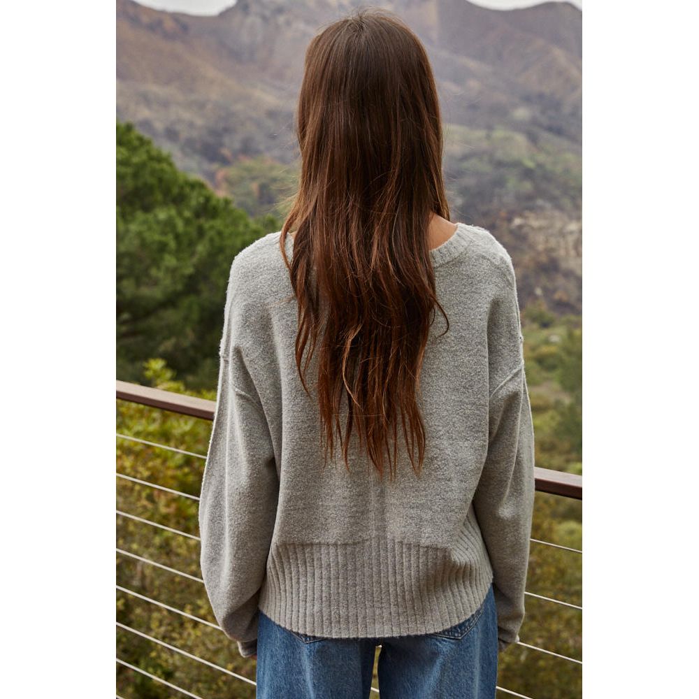 Cloud Nine Sweater in Grey
