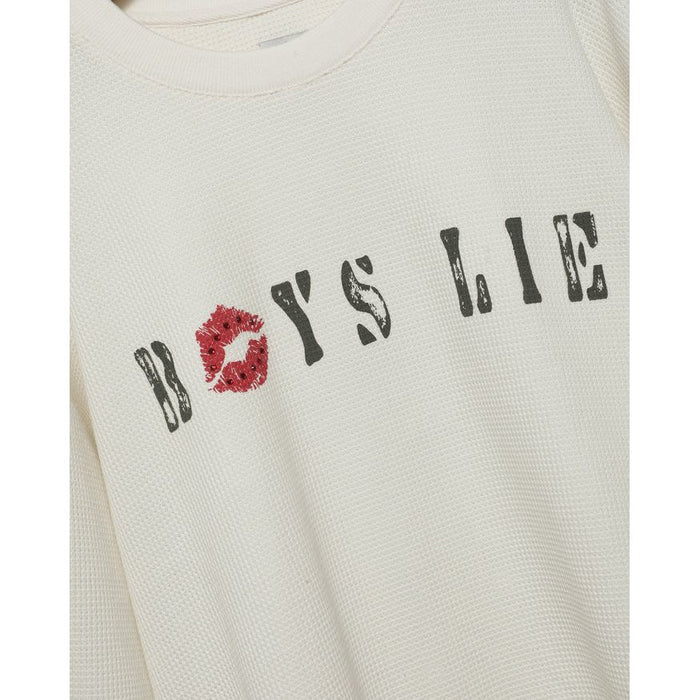 Cadet White Kara Crewneck