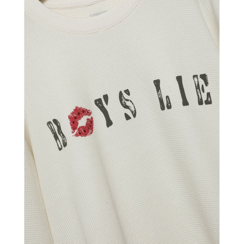 Cadet White Kara Crewneck