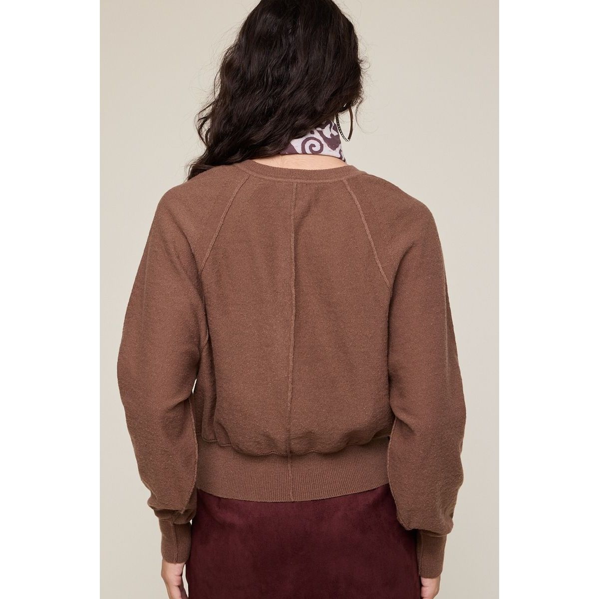 Lazy Sweater in Mocha