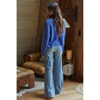 The Polly Sweater in Royal Blue
