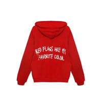 Red Flags Harley Zip Up Hoodie