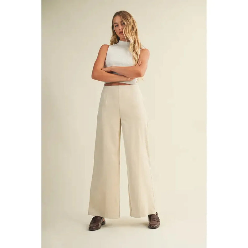 Corporate Pant in Beige