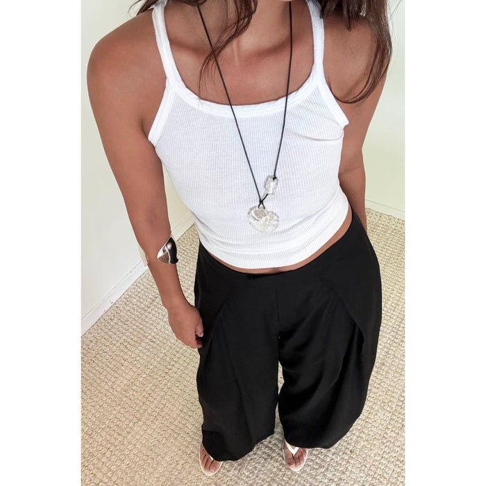 High Waisted Linen Pants