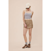 Sueded Skort
