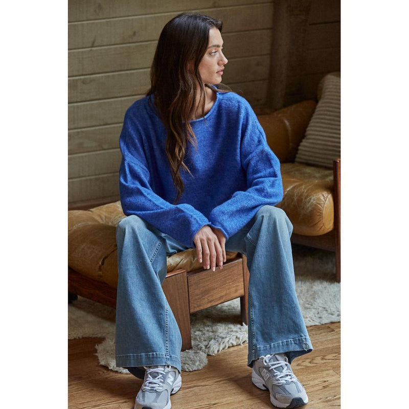 The Polly Sweater in Royal Blue