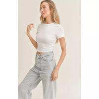 Mariposa Cropped Tee