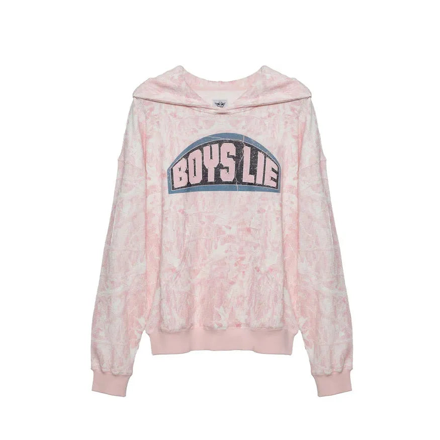Boys Lie Block Their Number Racer Hoodie