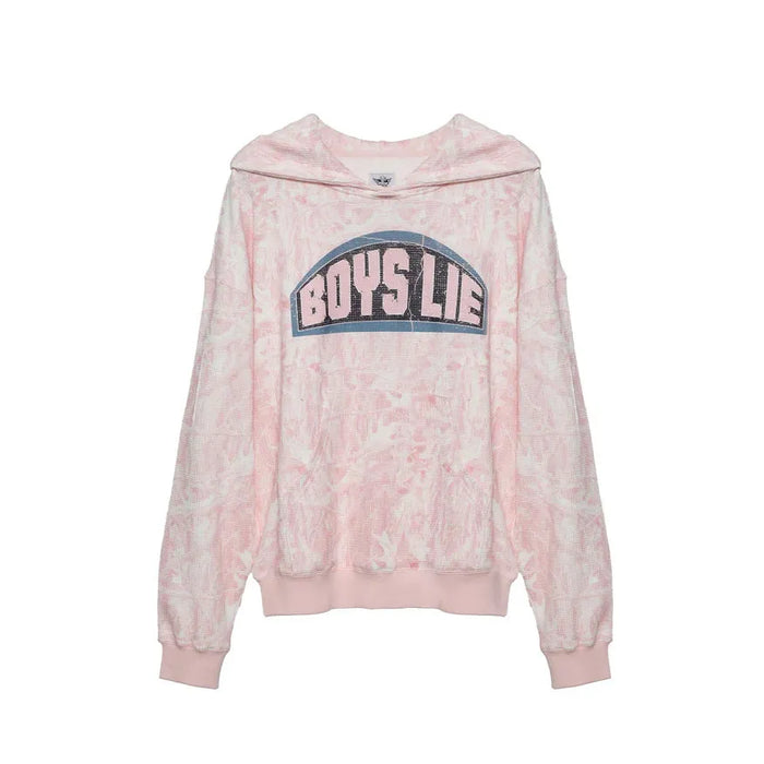 Boys Lie Block Their Number Racer Hoodie