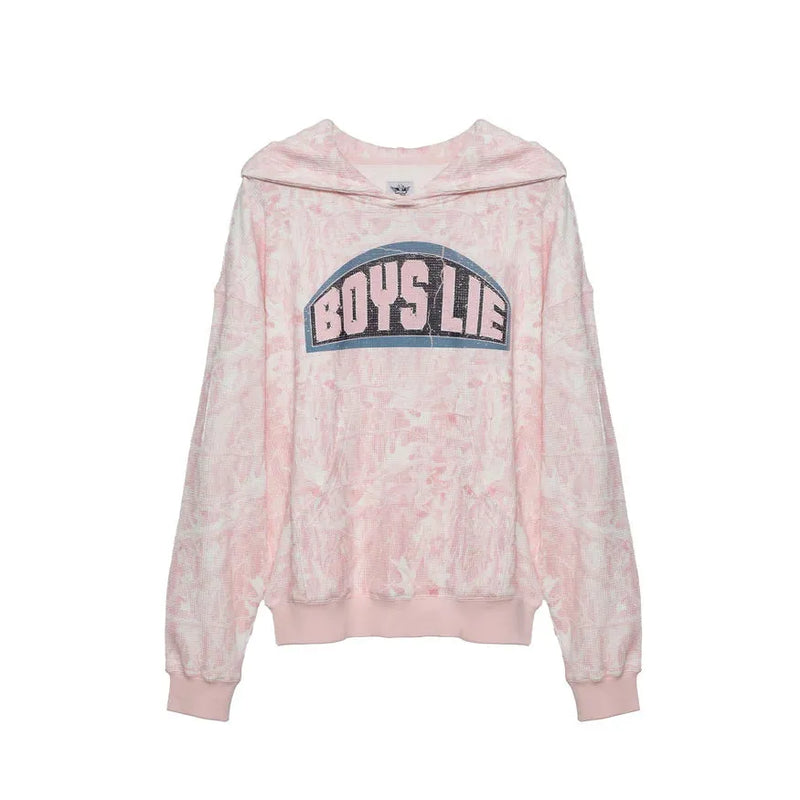 Boys Lie Block Their Number Racer Hoodie