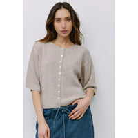 The Stacy Cardigan in Beige