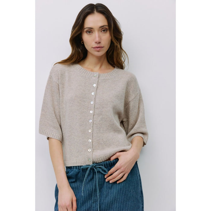 The Stacy Cardigan in Beige