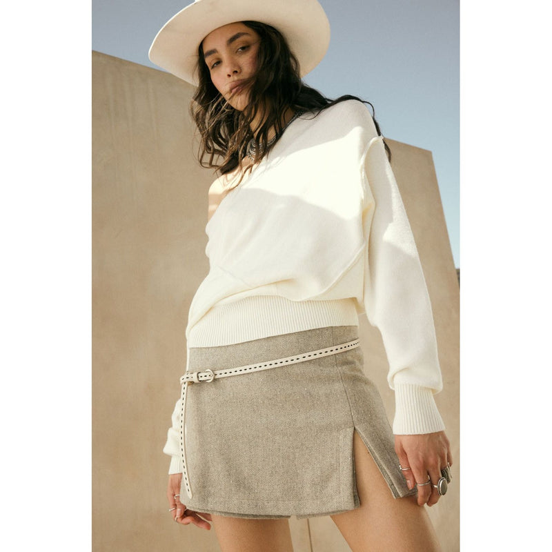 Herringbone Skort