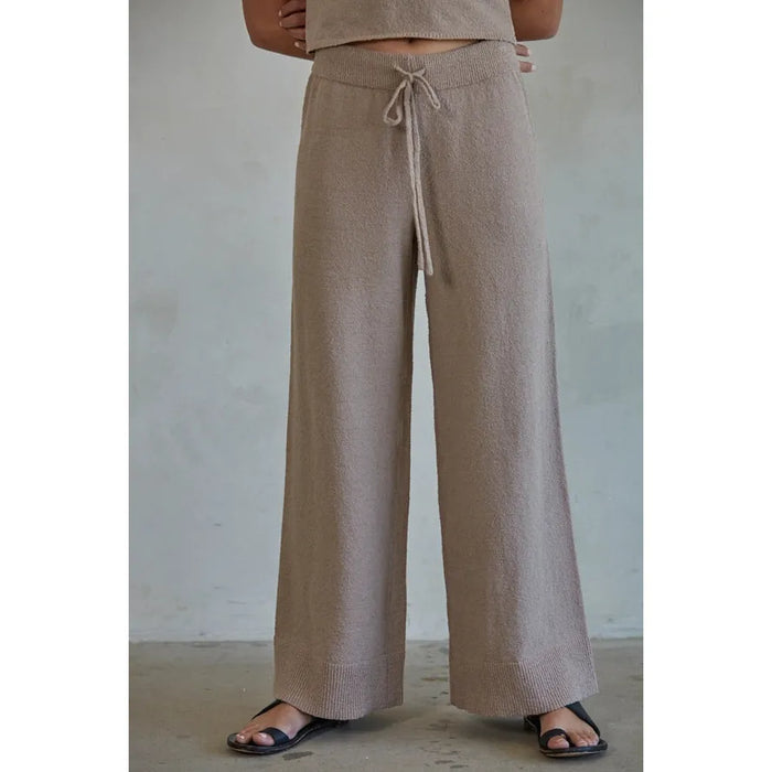 Cozy Travel Pant- Mocha (Part of a Matching Set)