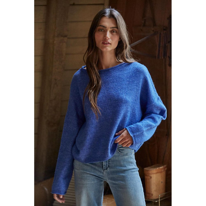 The Polly Sweater in Royal Blue
