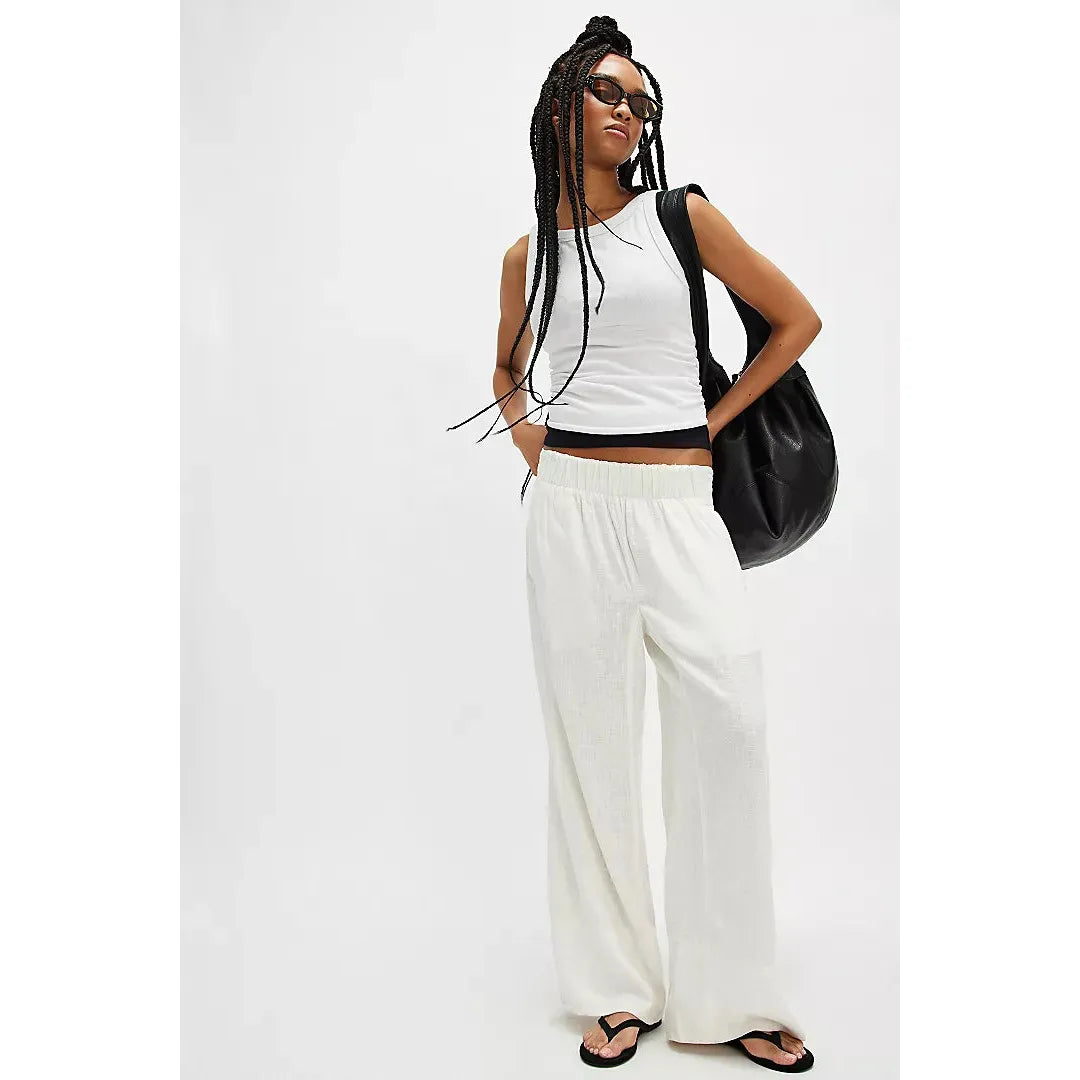 Days End Linen Pull On Pant