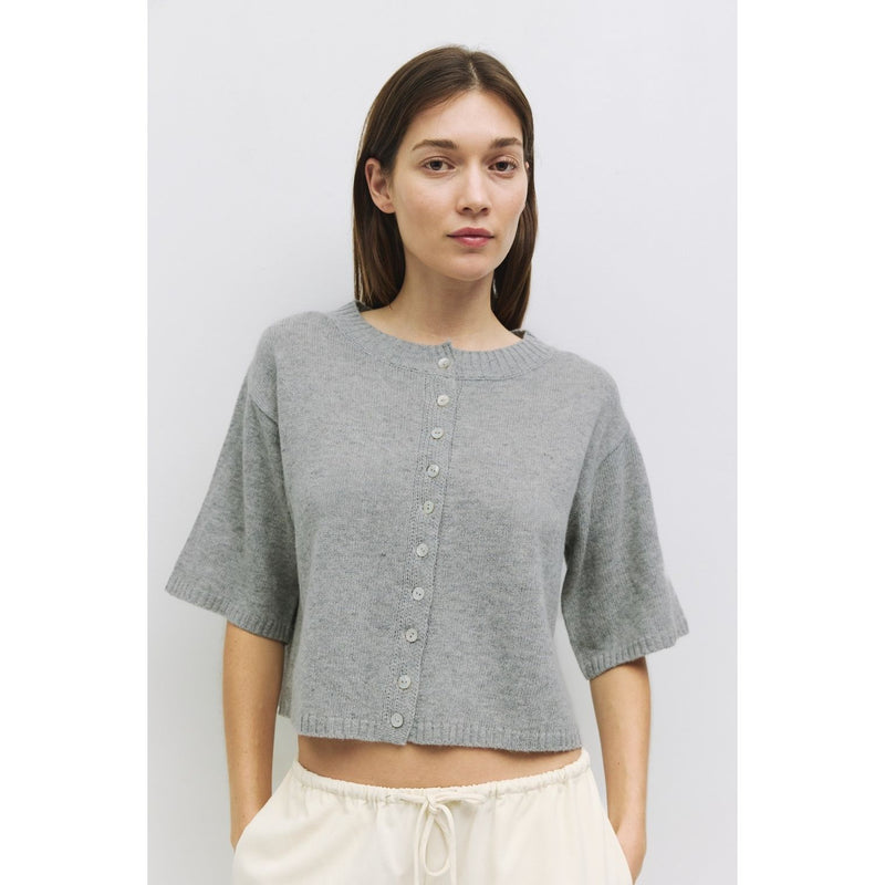 The Stacy Cardigan in Grey