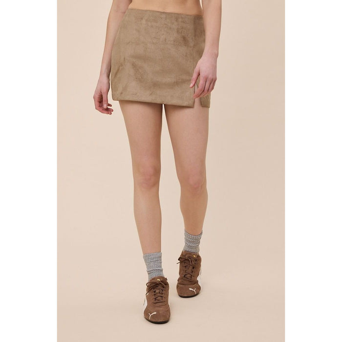 Sueded Skort