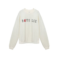 Cadet White Kara Crewneck