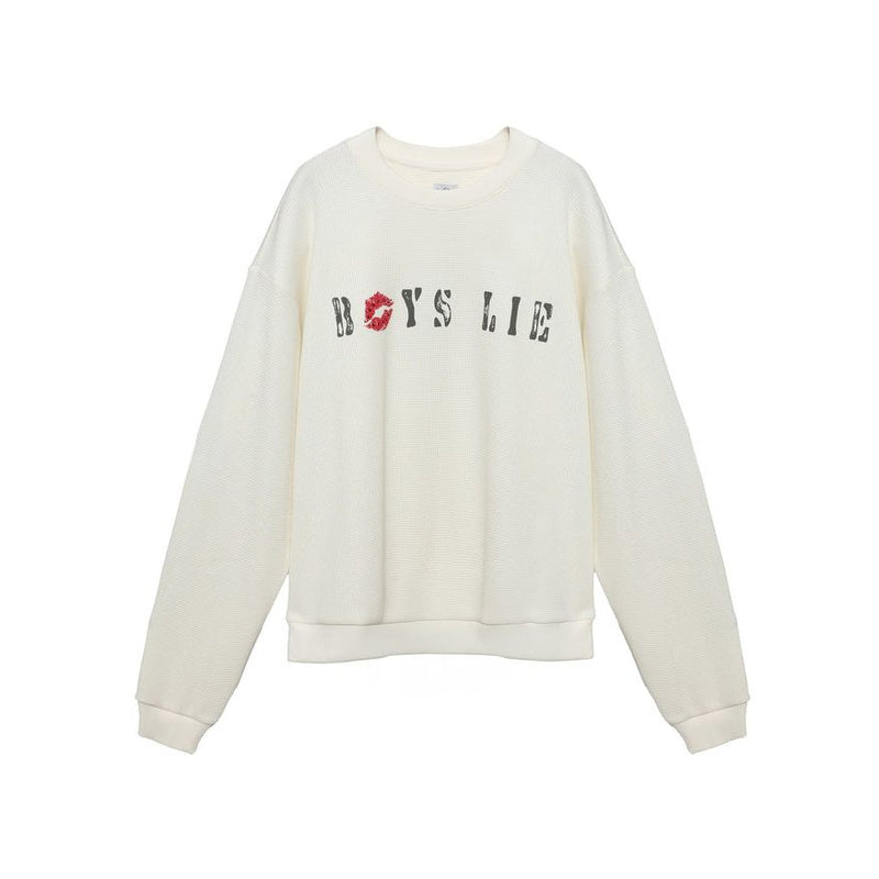 Cadet White Kara Crewneck
