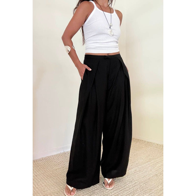 High Waisted Linen Pants