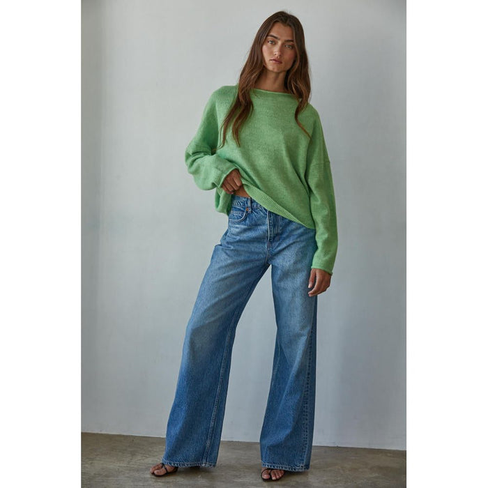 The Polly Sweater in Green