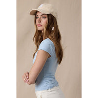 Cap Sleeve Cami in Baby Blue