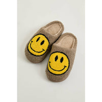 Smiley Sherpa Slippers (2 Colors)
