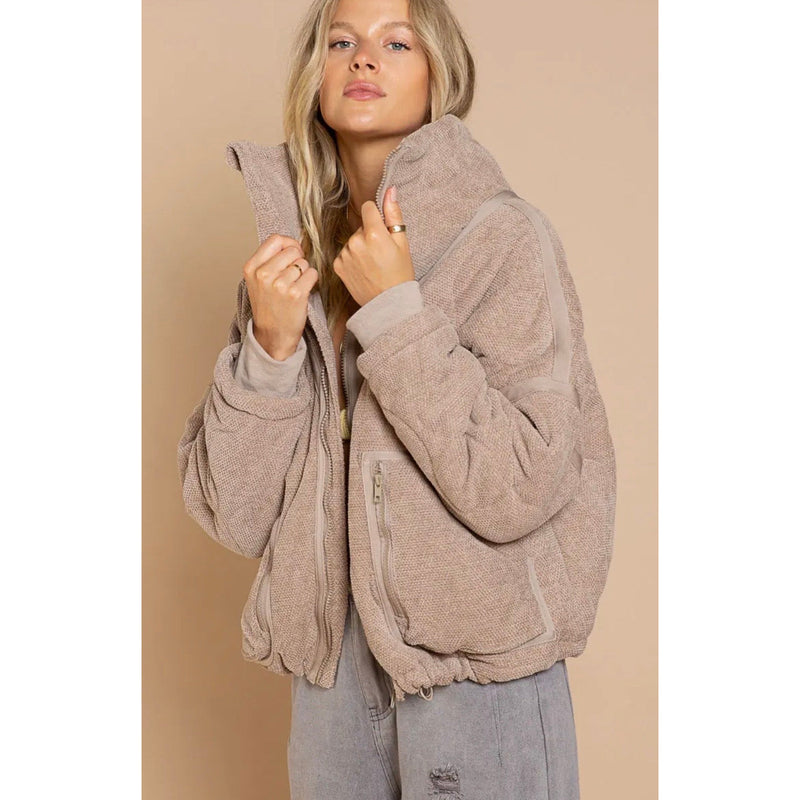 Quilted Zip Up Jacket